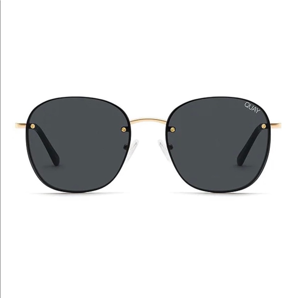 Brand New Quay Jezabell Rimless gold / smoke